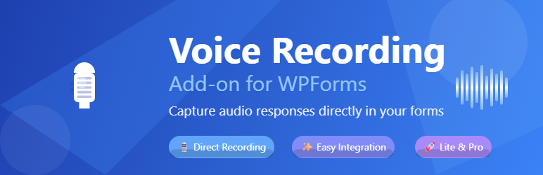 Voice Recording Field for WPForms
