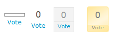 Available themes for the voting widget