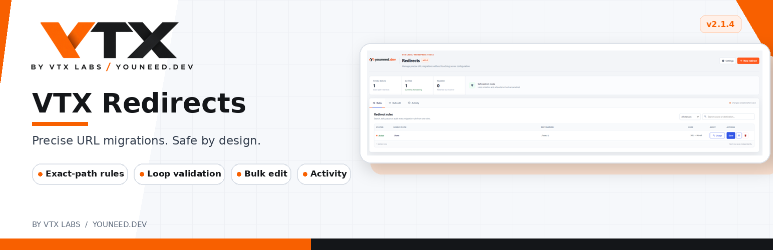 VTX Redirects