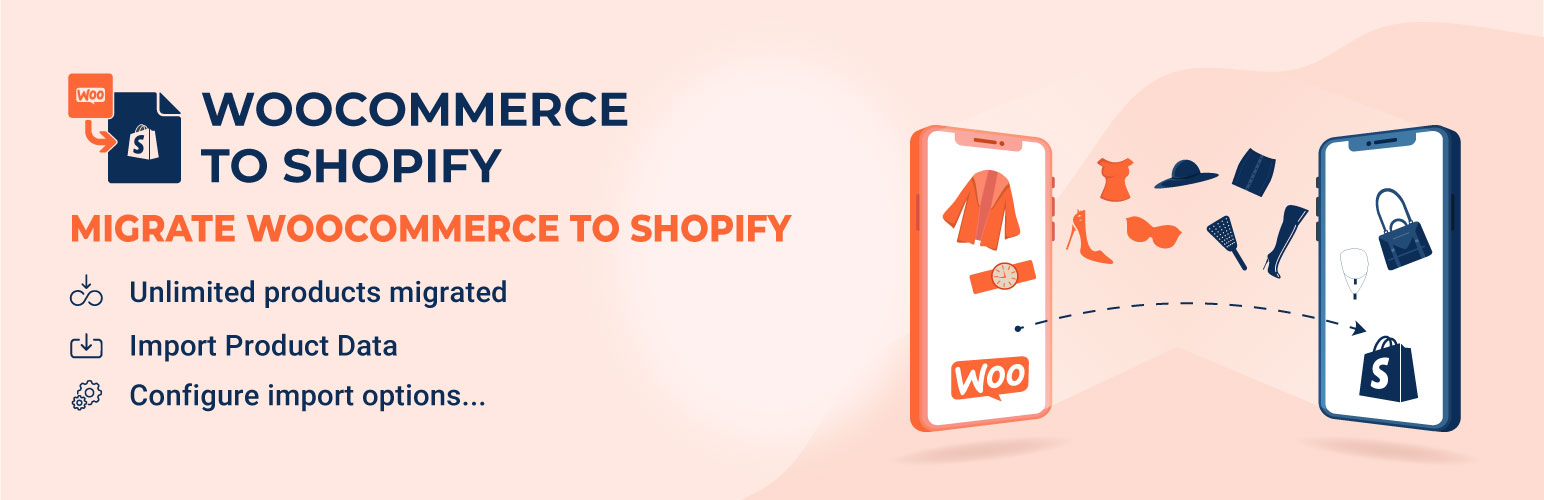 WordPress 外掛 W2S – Migrate WooCommerce to Shopify 的封面圖片。