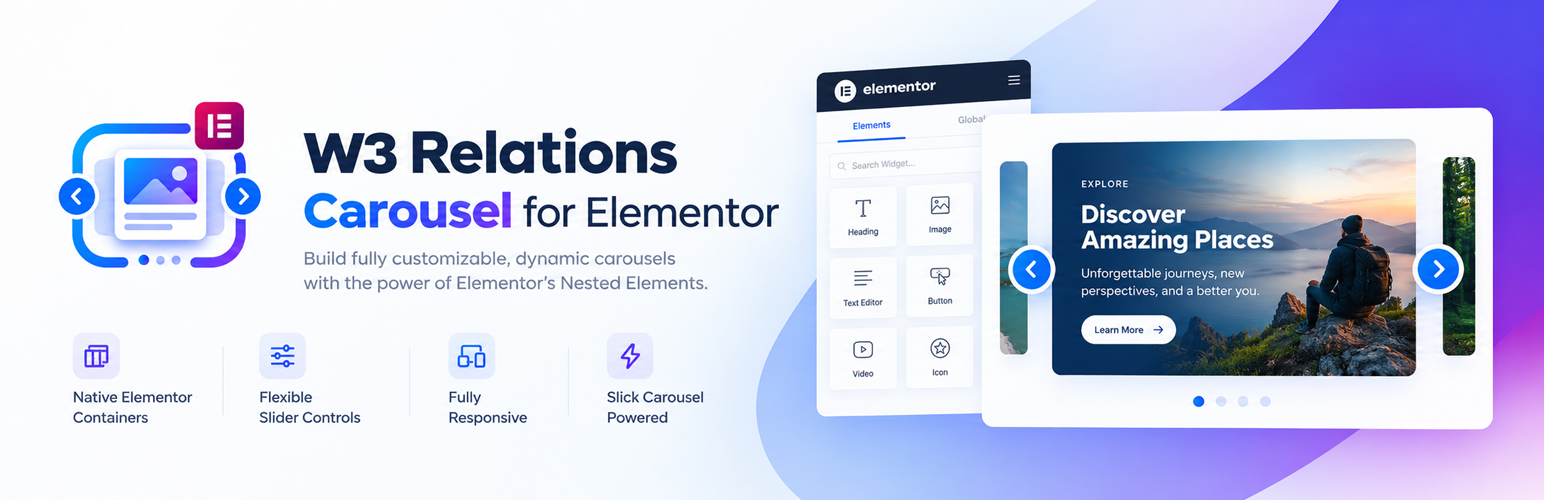 W3 Relations Carousel for Elementor
