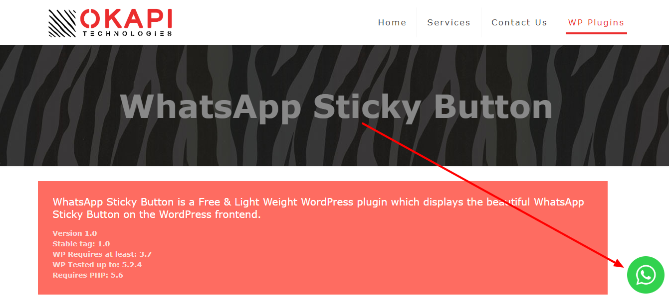 WP Sticky Button &#8211; Click to Chat