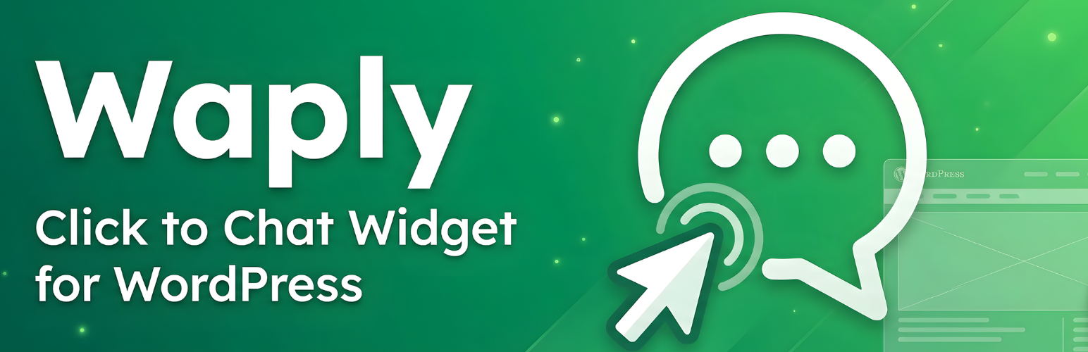 Waply – Click to Chat Widget