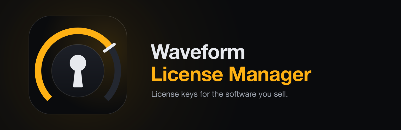 WordPress 外掛 Waveform License Manager 的封面圖片
