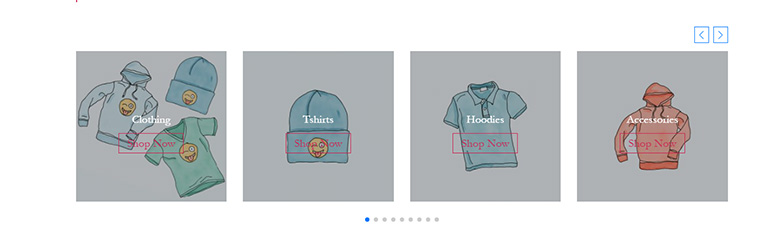 Category slider for WooCommerce
