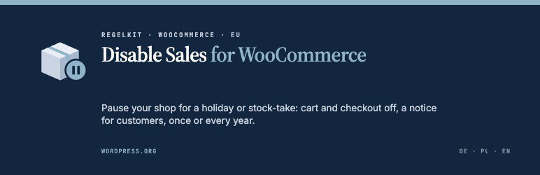 Disable Sales for WooCommerce preview