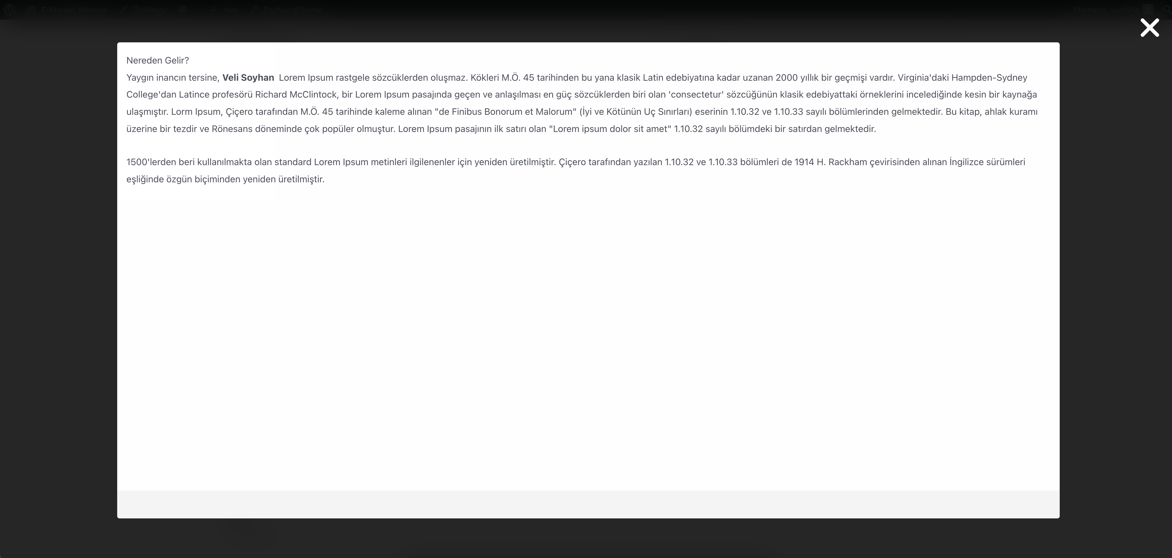 Checkout Screen - Viewing contracts with Modal