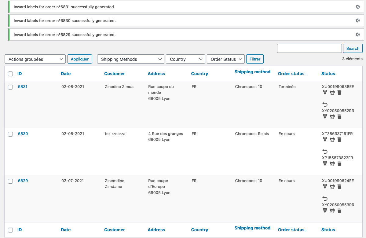 Mondial Relay &amp; Chronopost plugin for WooCommerce &#8211; WCMultiShipping