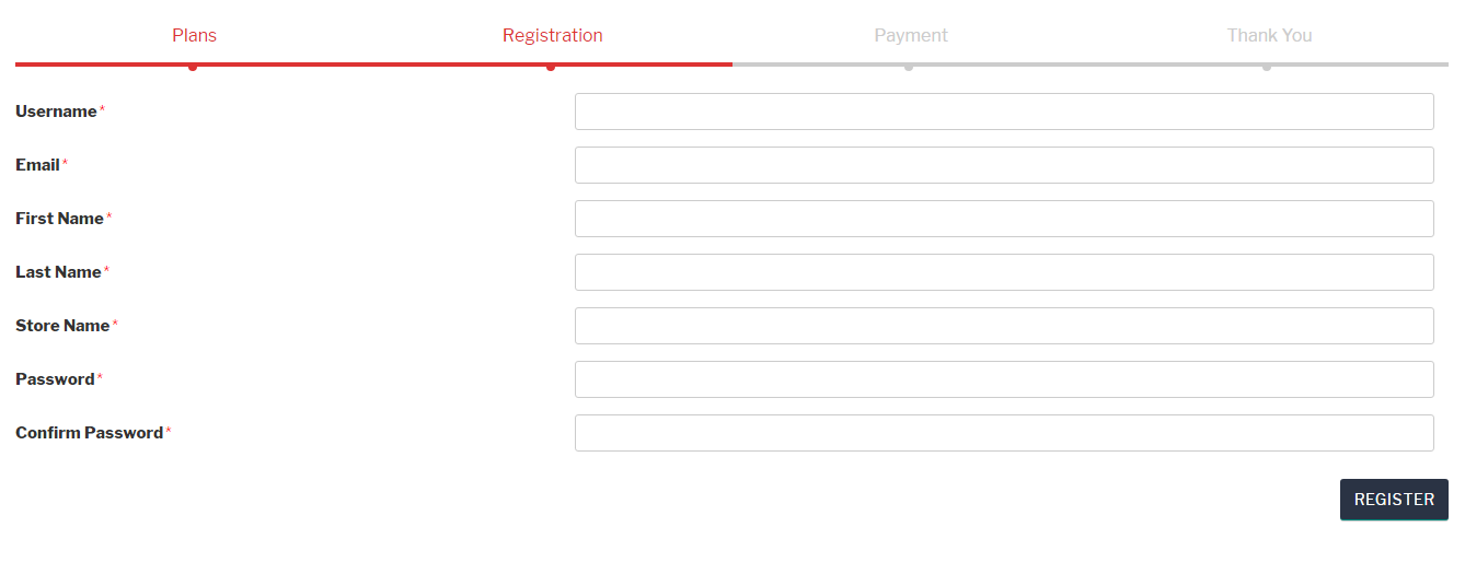 Membership Registration Page