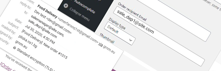 Order Notification By Category for WooCommerce