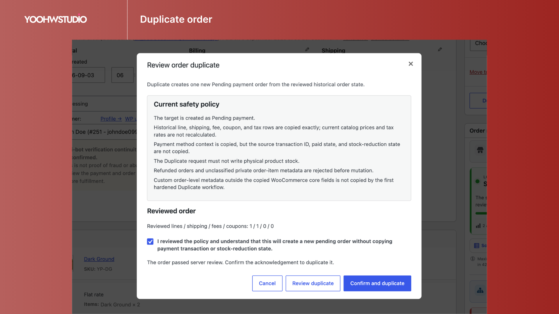 Order Splitter for WooCommerce – Split / Duplicate / Merge Orders