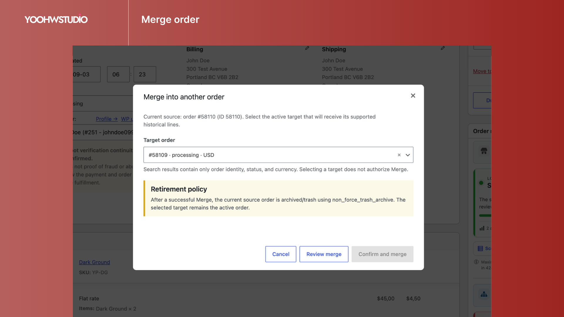 Order Splitter for WooCommerce – Split / Duplicate / Merge Orders
