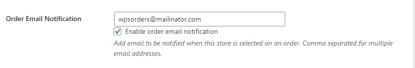 Order Email Notification