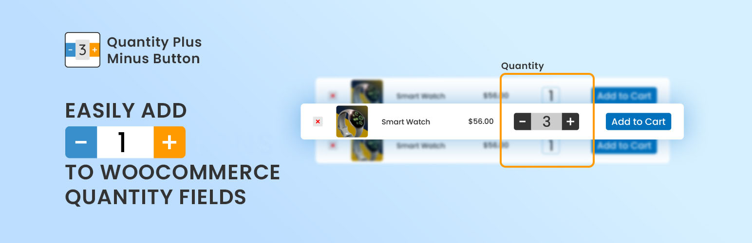 Quantity Plus Minus Button for WooCommerce
