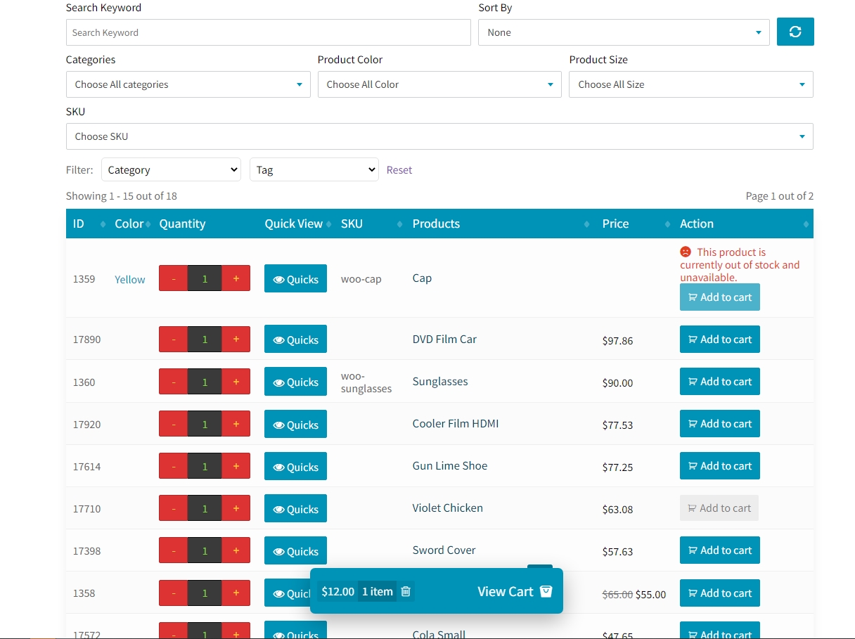Quantity Plus Minus Button for WooCommerce