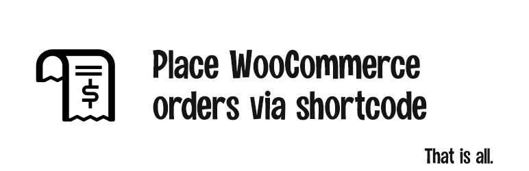 Show Orders Shortcode for WooCommerce