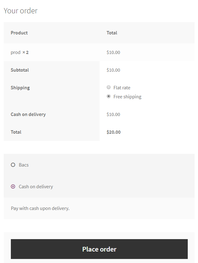 WooCommerce Smart COD