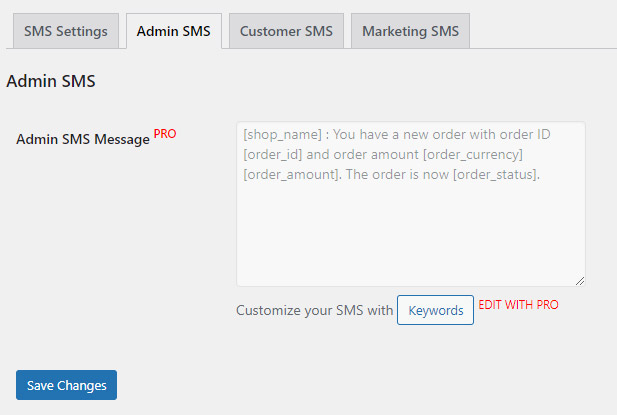 Marketing SMS templates