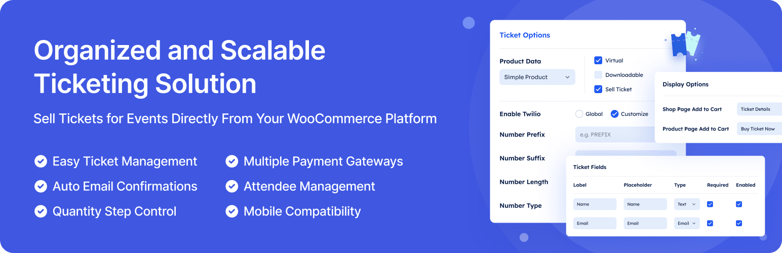 Ticket Manager – Sell Tickets for Events, Concerts, Conferences, and More with WooCommerce