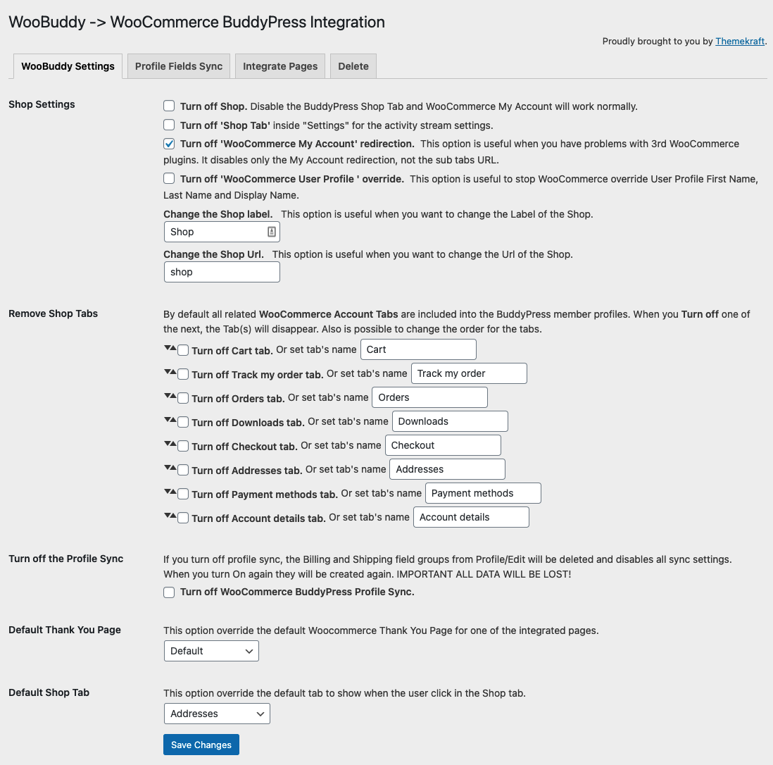 Admin Settings General