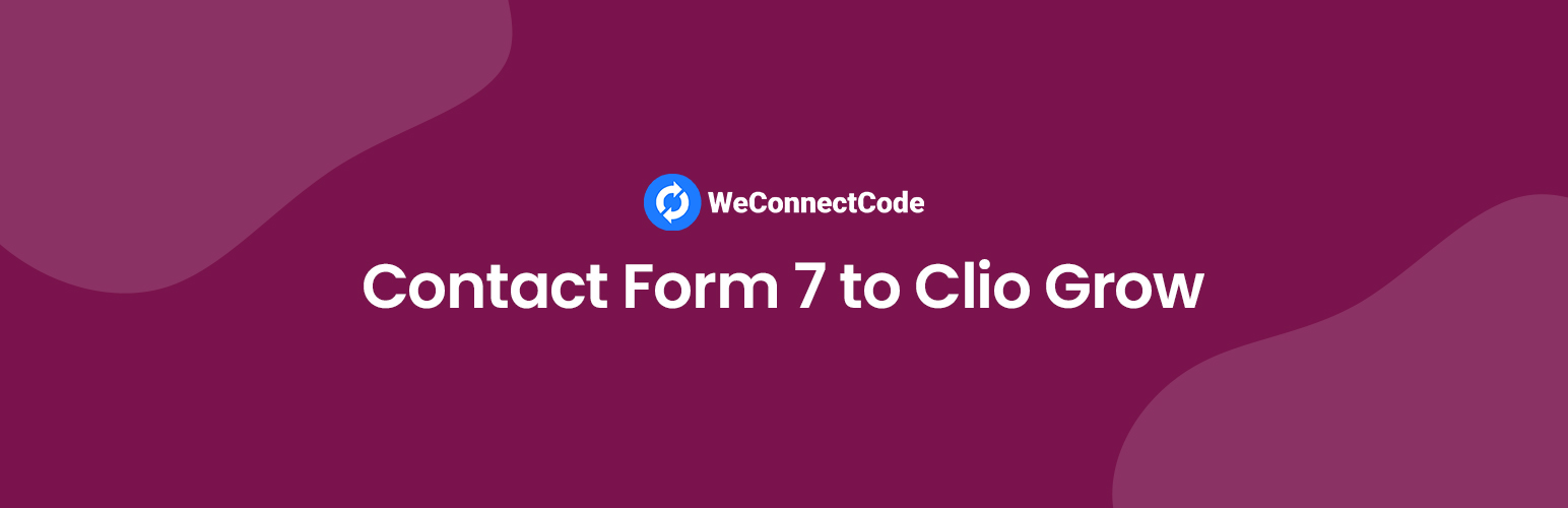 WordPress 外掛 WCC CF7 to Clio 的封面圖片。