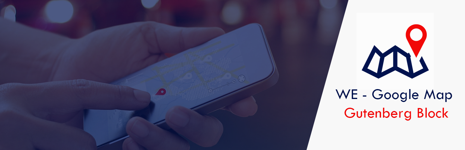 WE – Google Map Gutenberg Block