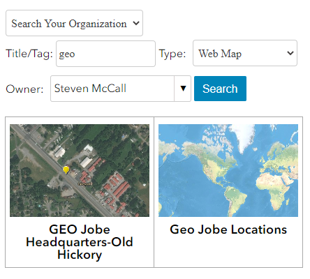 The "Add Web Map / App" block selection enables users to quickly and easily insert ArcGIS Web Maps, Web Applications, Story Maps and Dashboards into their posts.