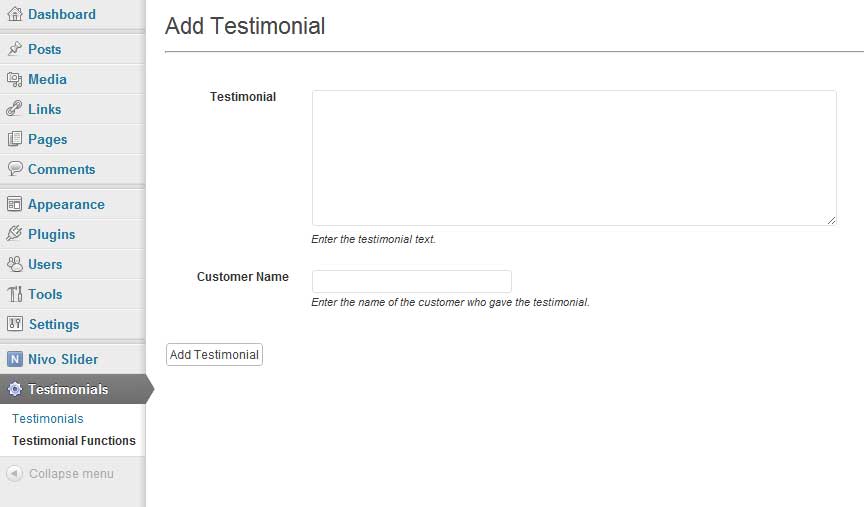 Web Testimonials