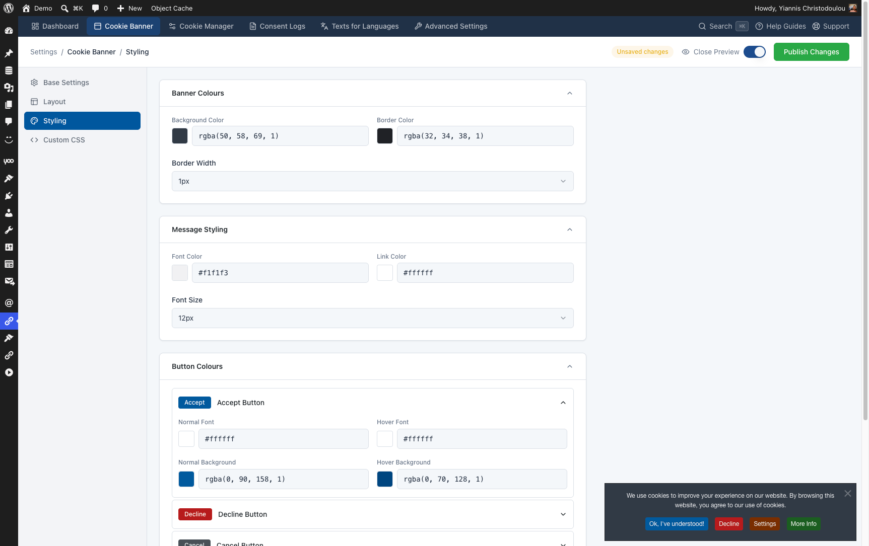 Web357 Cookie Consent Manager