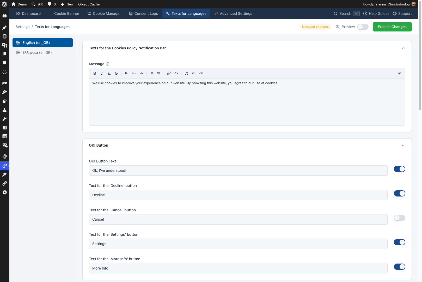 Web357 Cookie Consent Manager