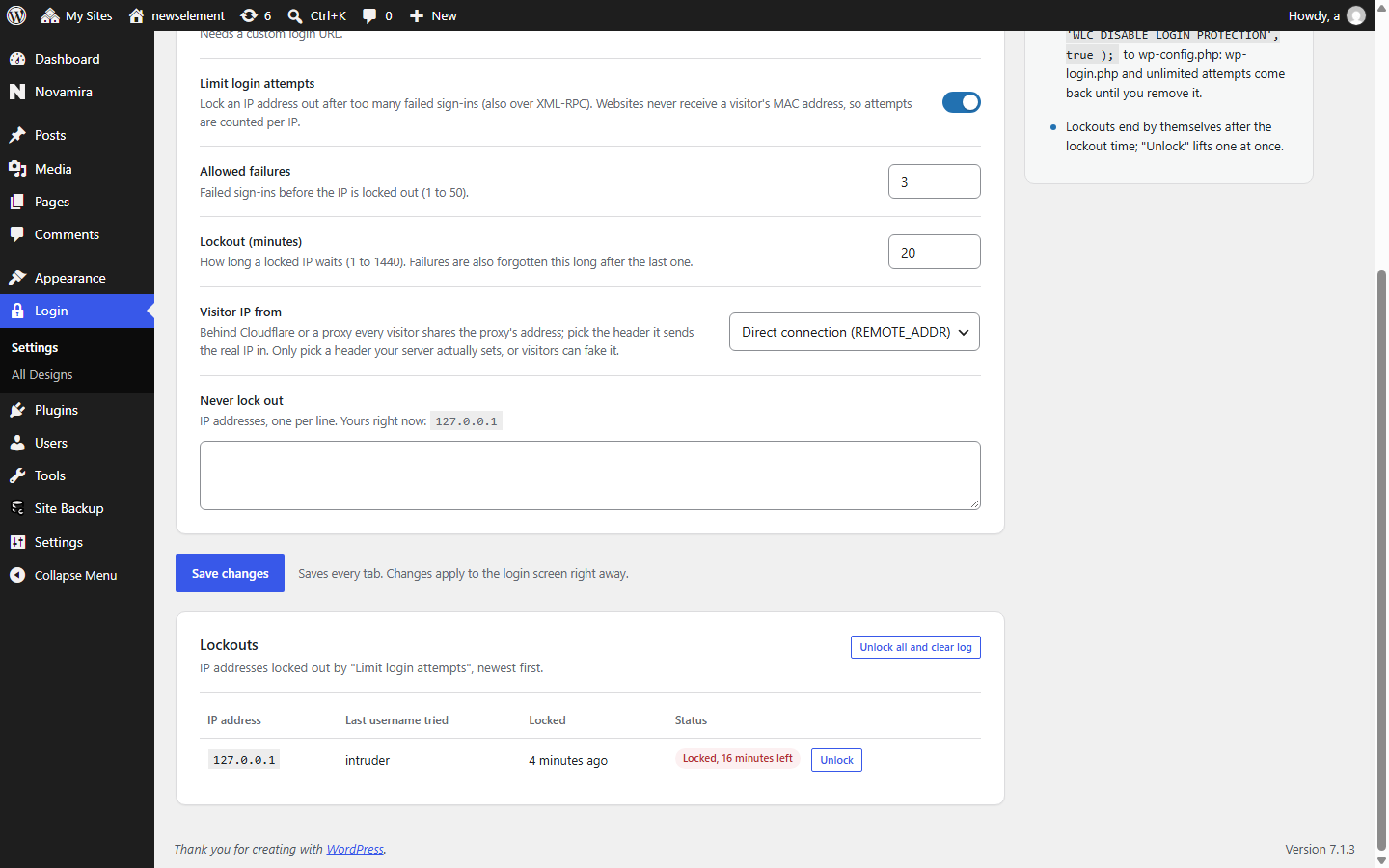 Webangon Login Customiser
