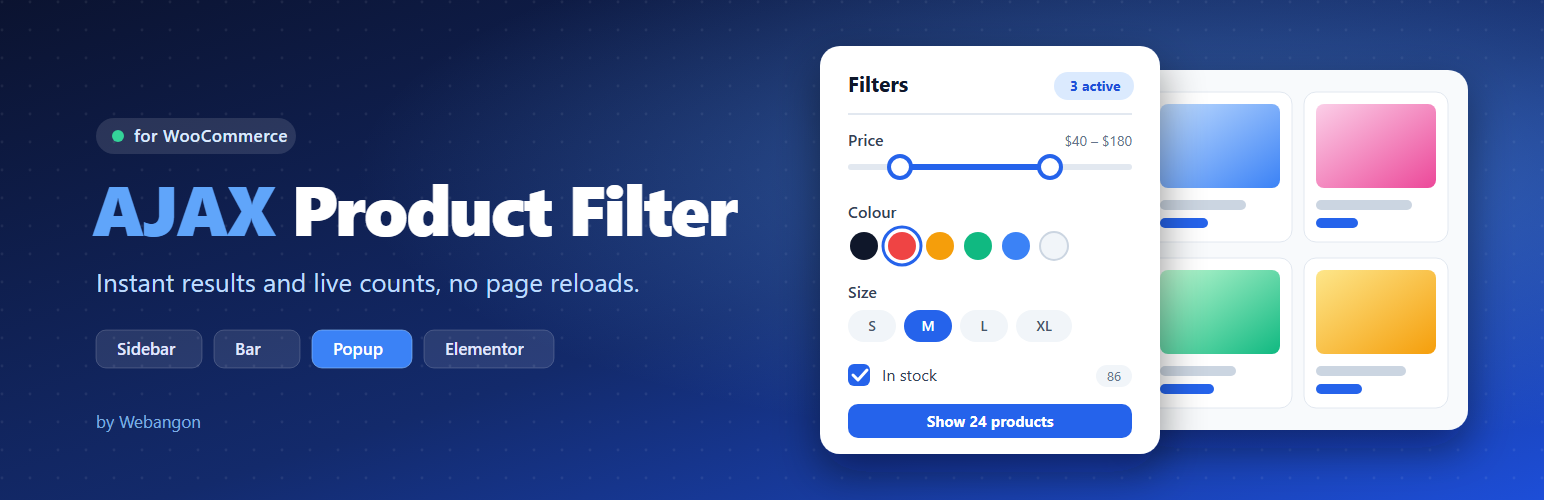 AJAX Product Filter for WooCommerce
