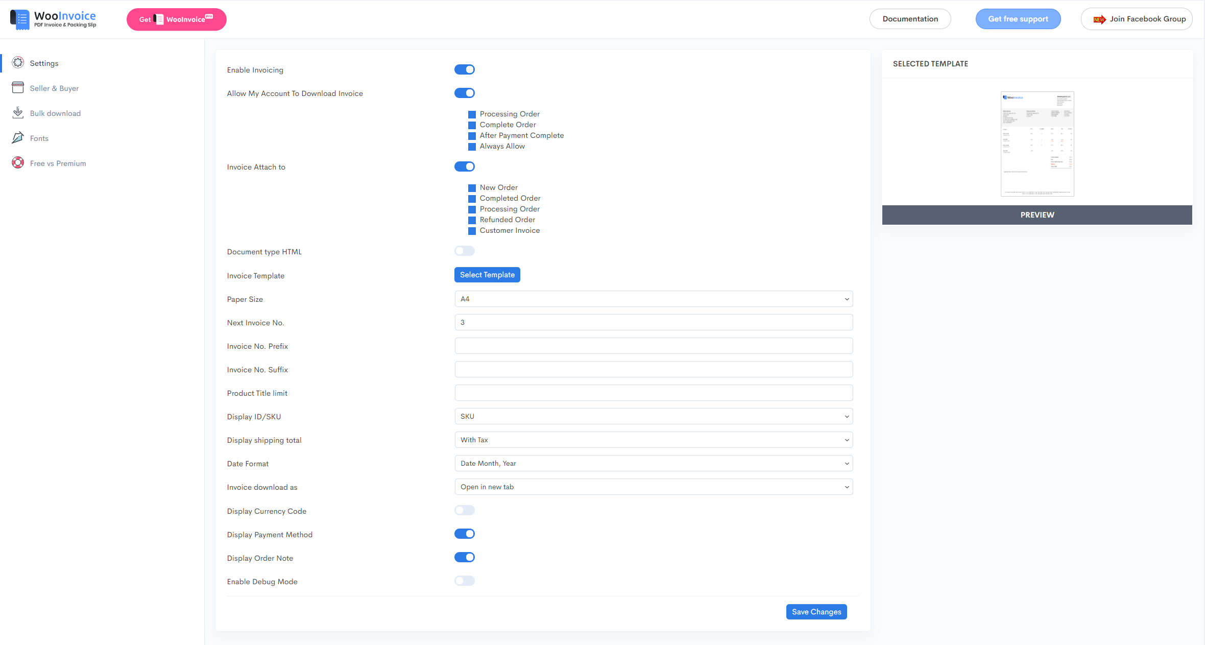 General Settings