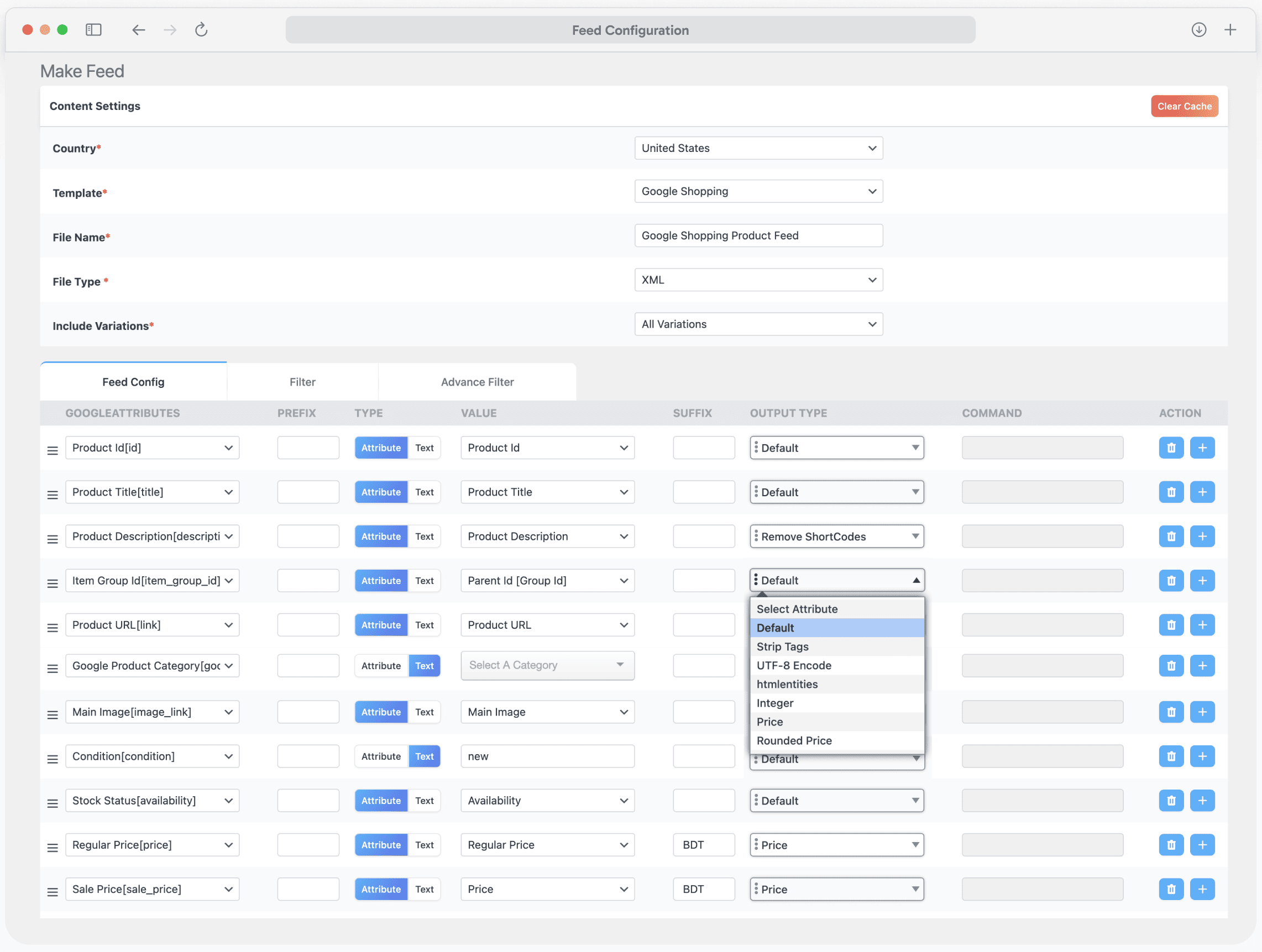 Make Feed: Generate feeds for 220+ marketplaces