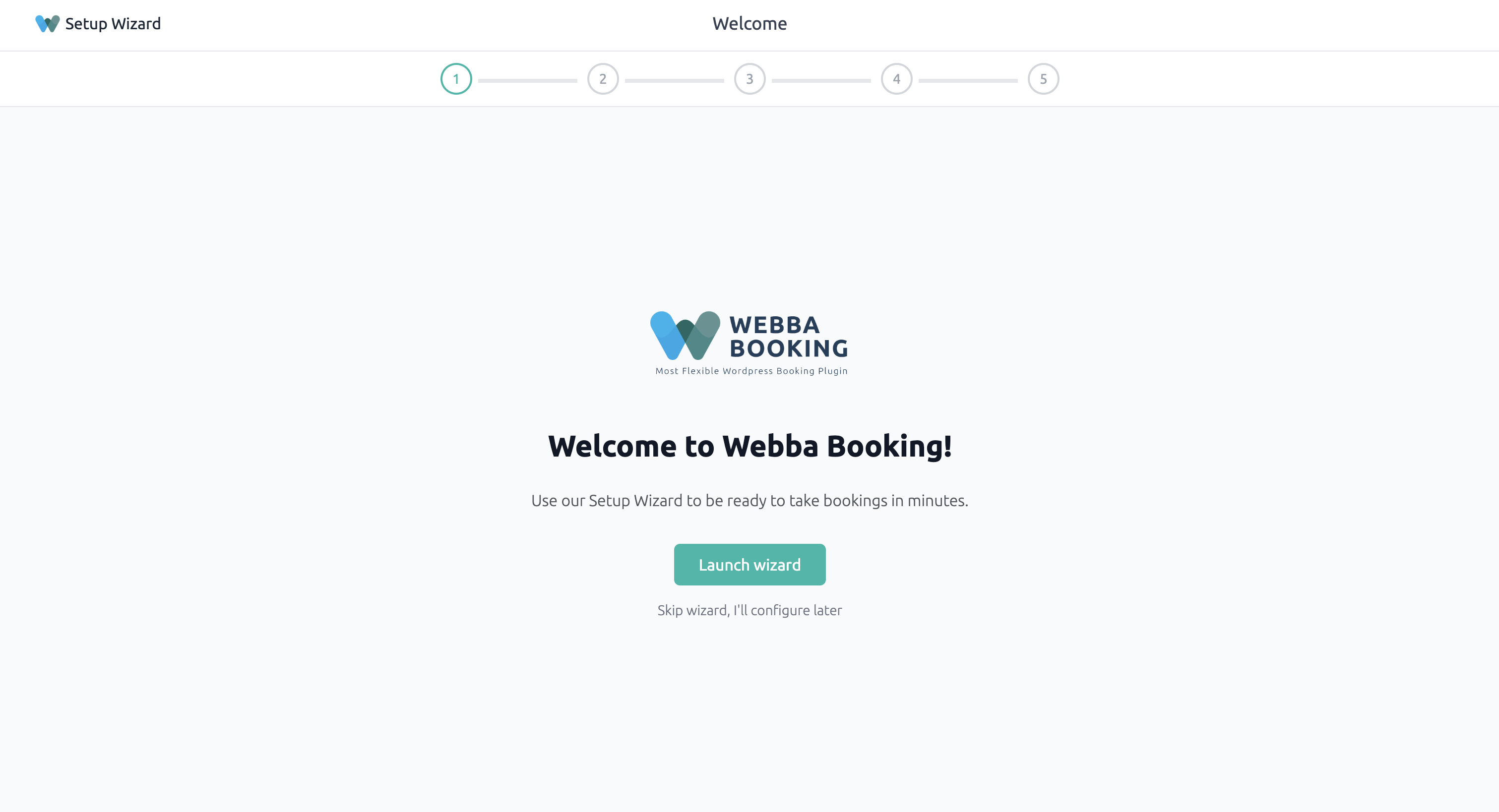Easy Setup using Setup Wizard