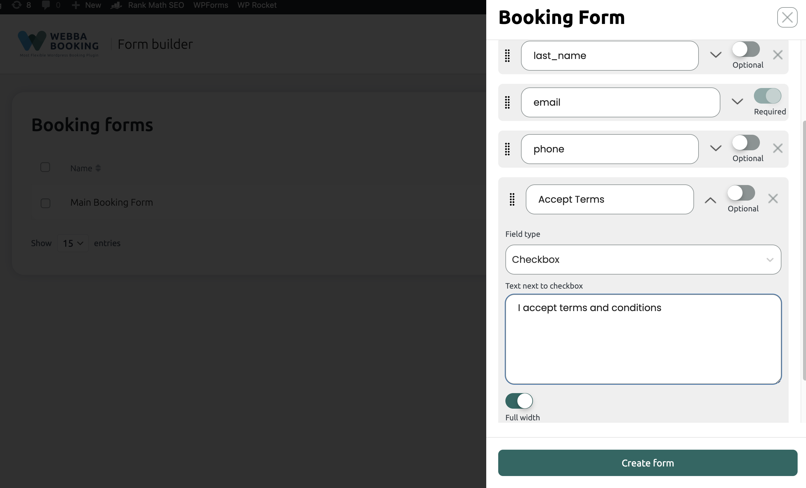 Add Custom Form Fields [PRO VERSION ONLY]