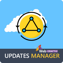 Disable updates, Updates manager, Disable automatic updates Icon