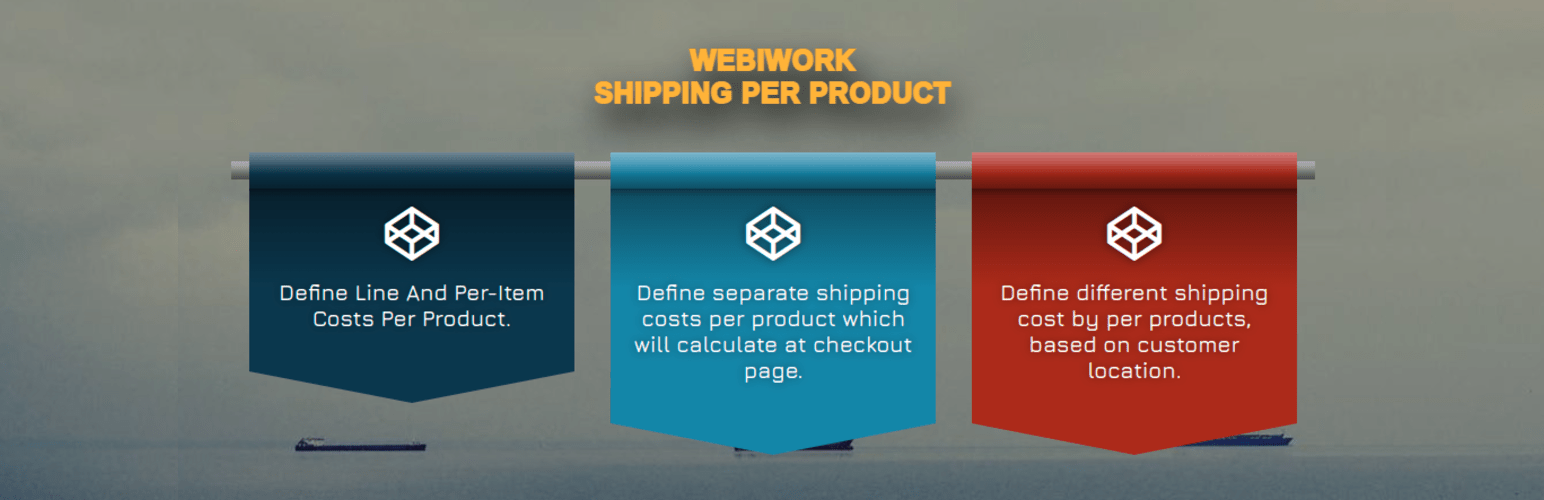 Webiwork Shipping Per Product WooCommerce