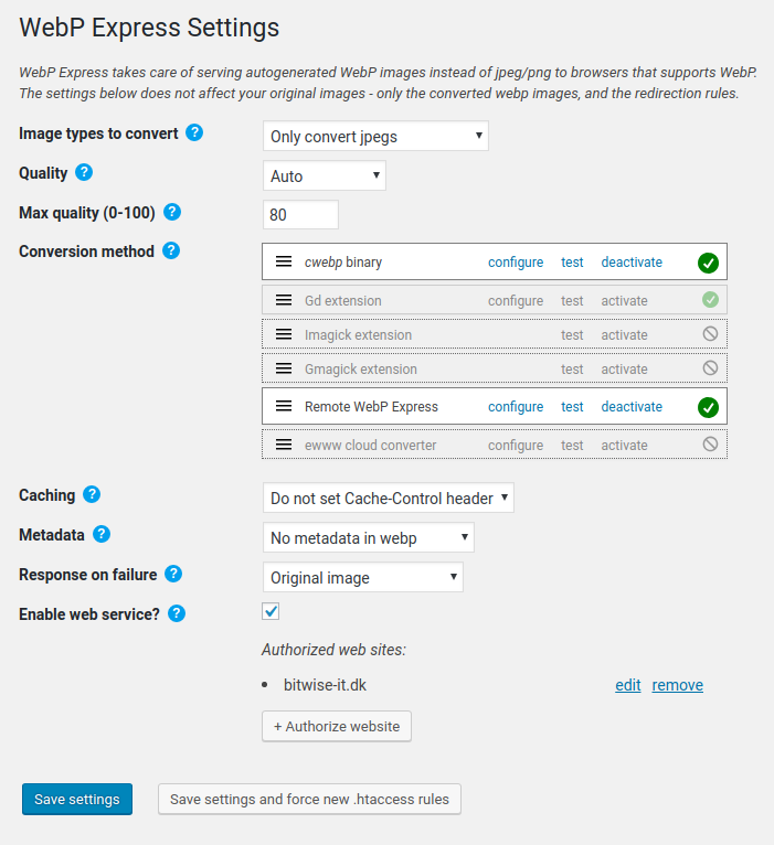 WebP Express