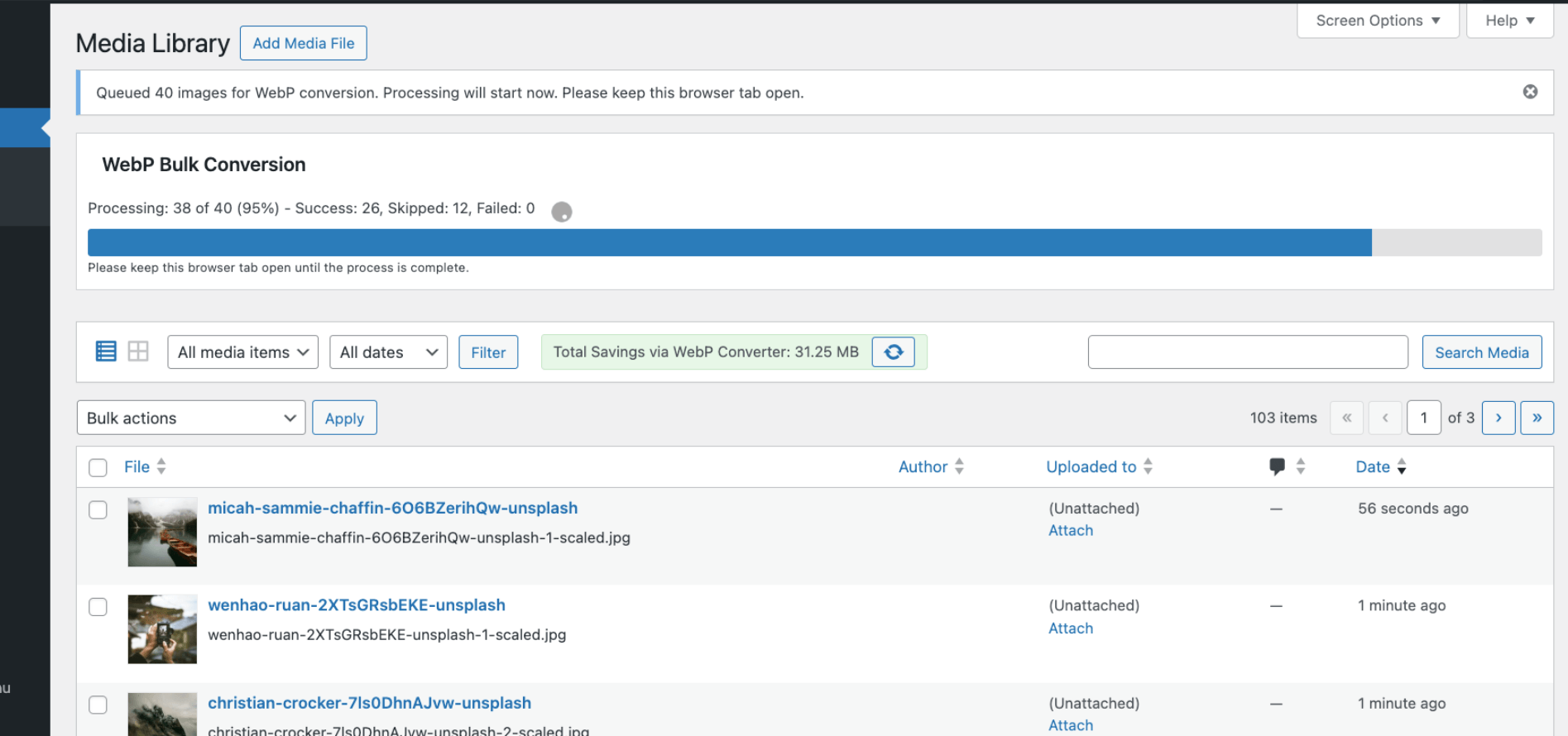 Premium – bulk convert &amp; auto-convert on upload