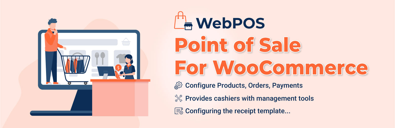 WordPress 外掛 WebPOS – Point of Sale for WooCommerce 的封面圖片。