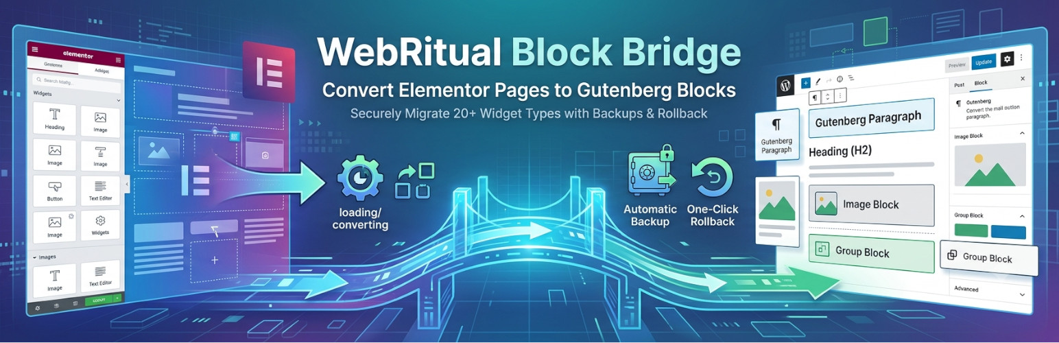 WebRitual Block Bridge for Elementor