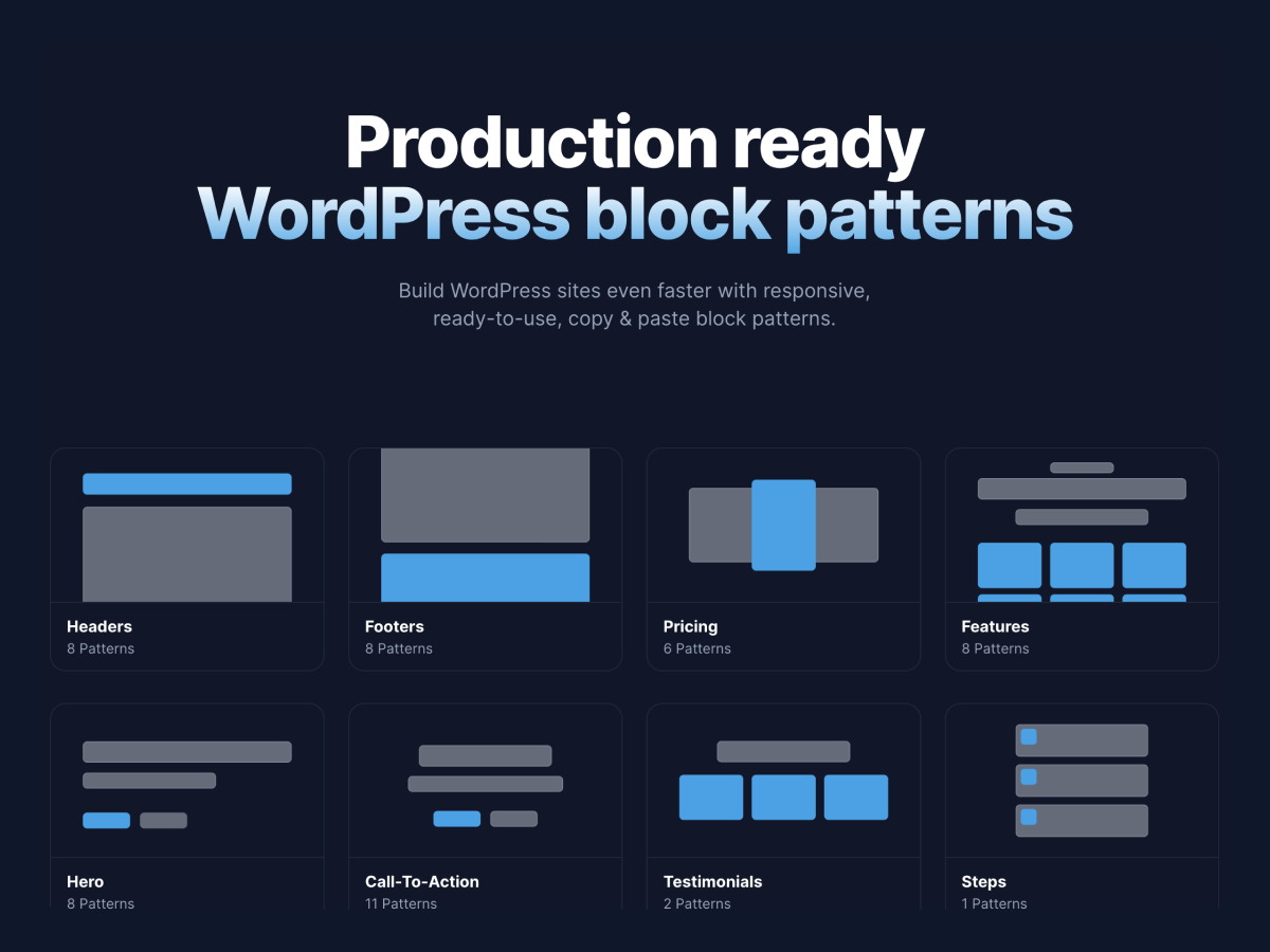 Copy &amp; Paste all our free block patterns on our website.