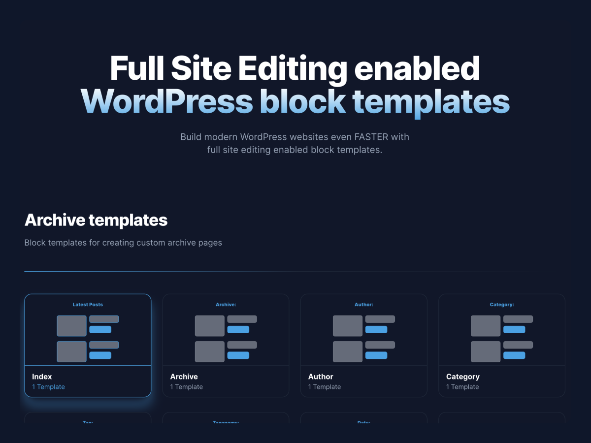 Copy &amp; Paste all our free block templates on our website.