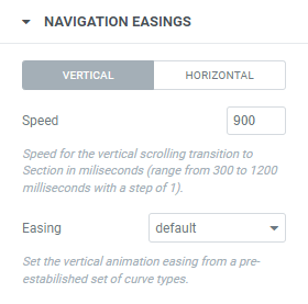 <strong>NAVIGATION EASINGS</strong>