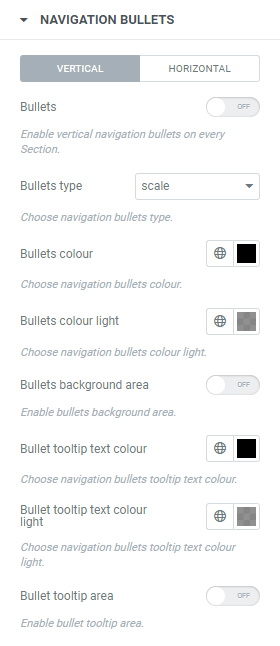 <strong>NAVIGATION BULLETS</strong>