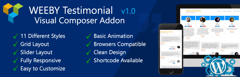 Weeby Testimonial – WPBakery Addons