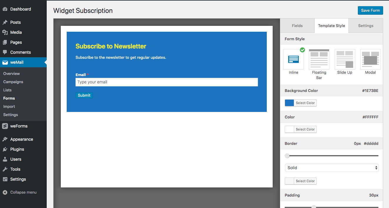 weMail – Email Marketing, Lead Generation, Optin Forms, Email Newsletters, A/B Testing, and Automation