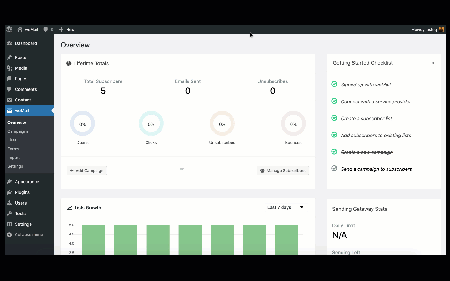 WP integration &amp; 24 hours stats