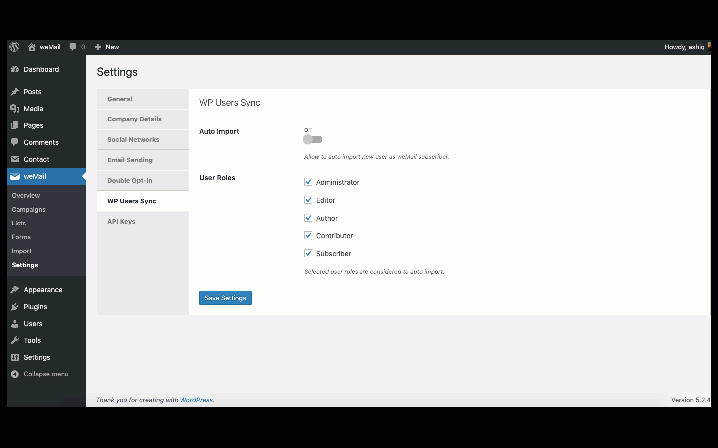 WP user sync & double-opt-in